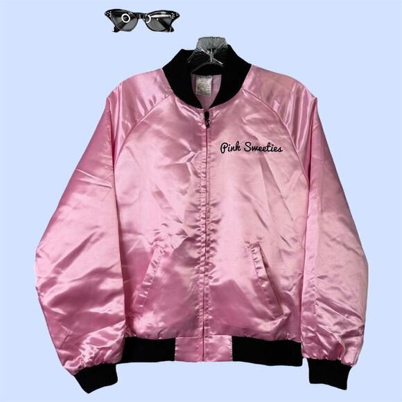 Spirit Halloween Jackets & Blazers - Spirit Halloween Pink Sweeties Jacket and Glasses Retro 50s Style Women's Size S